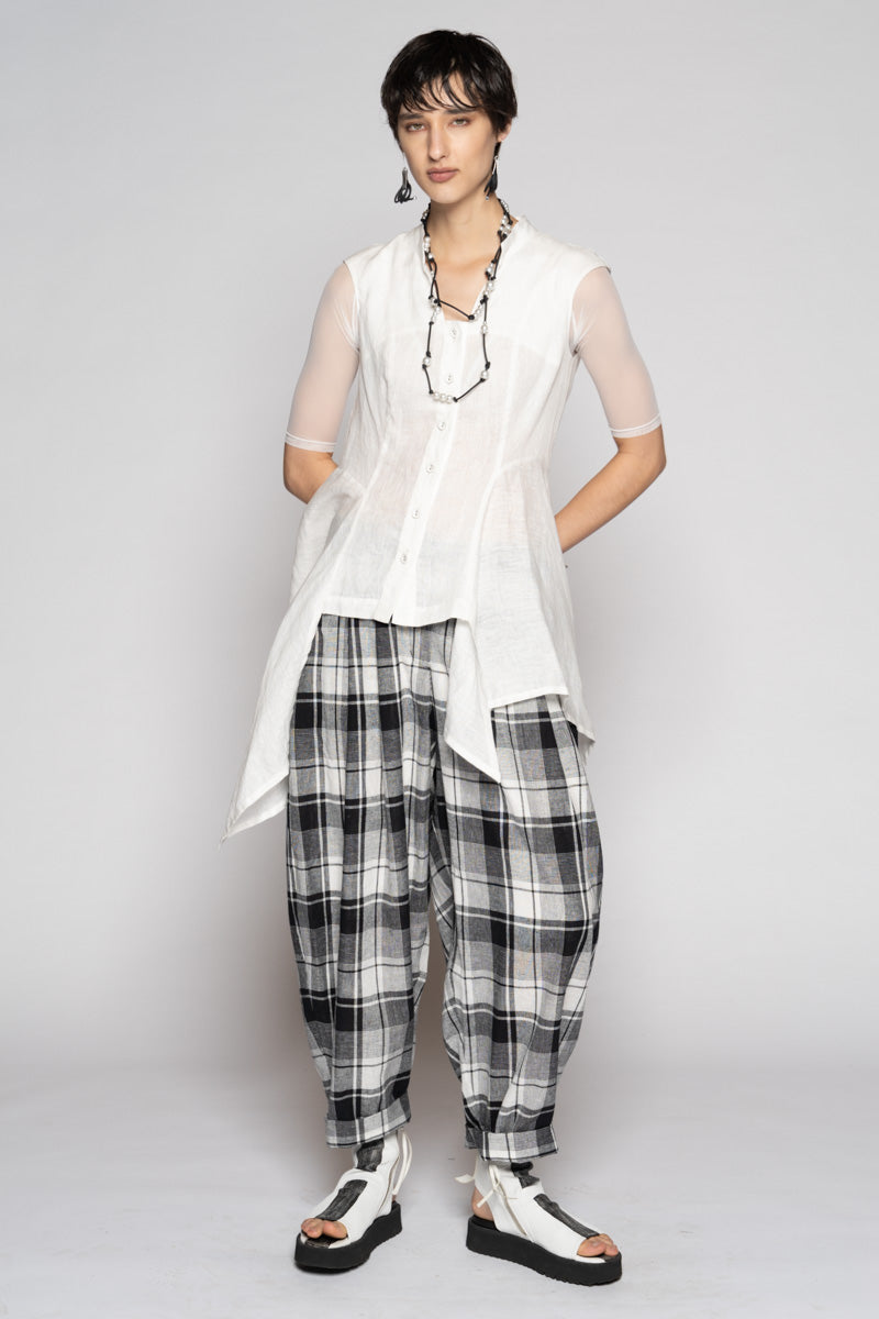 Chromate Drape Top Off Wht