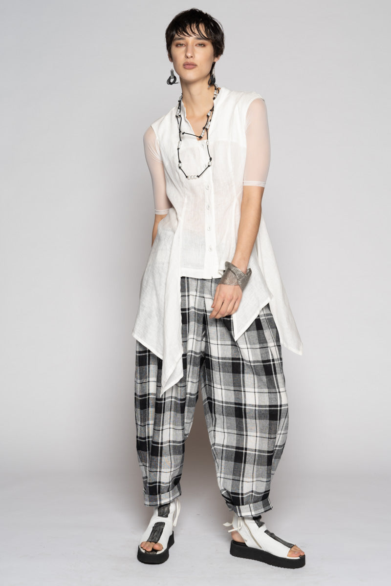 Chromate Drape Top Off Wht