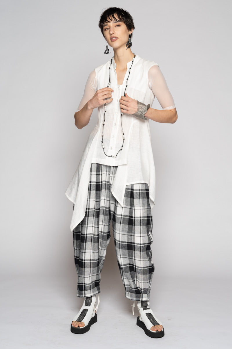 Chromate Drape Top Off Wht