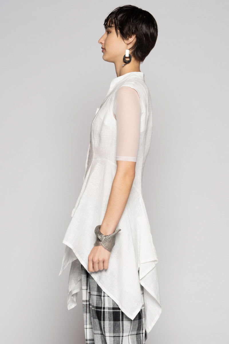 Chromate Drape Top Off Wht