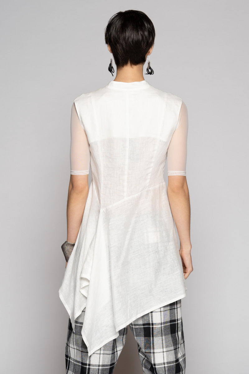 Chromate Drape Top Off Wht