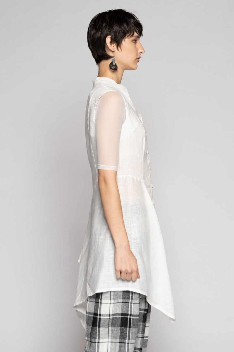 Chromate Drape Top Off Wht