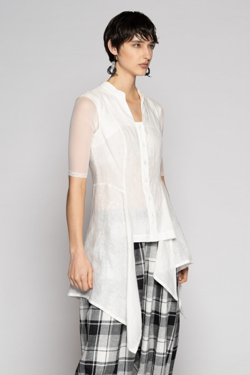 Chromate Drape Top Off Wht