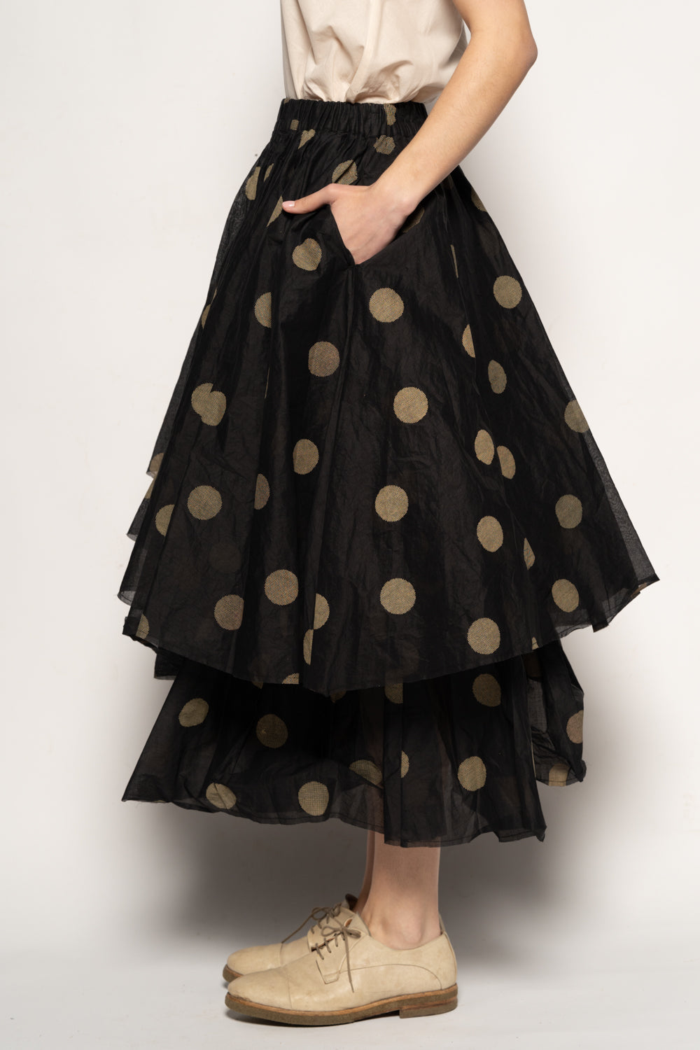 Dotto Layer Skirt Blk