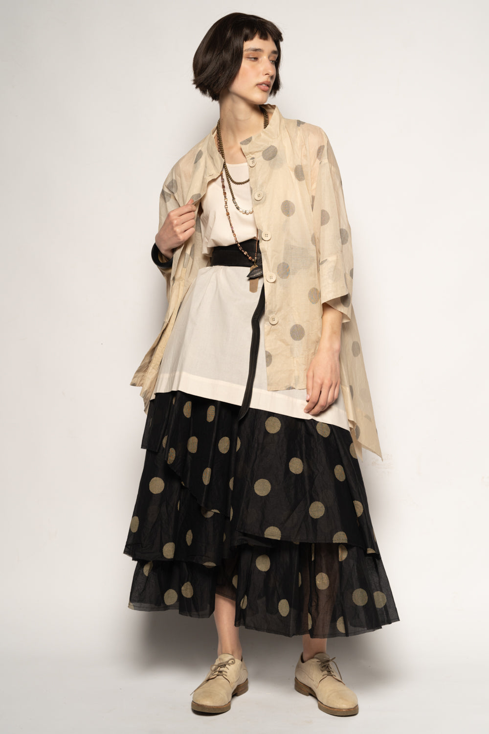 Dotto Layer Skirt Blk
