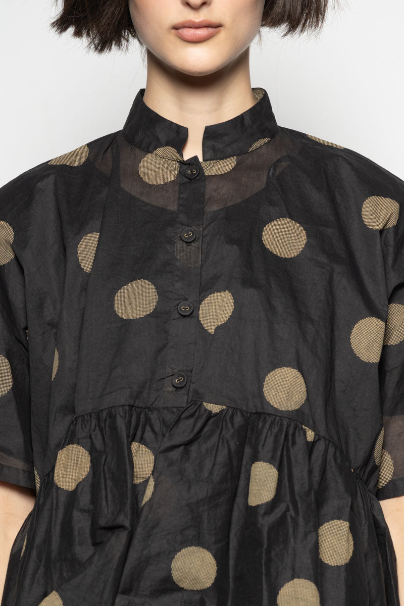 Dotto Gather Jacket Blk
