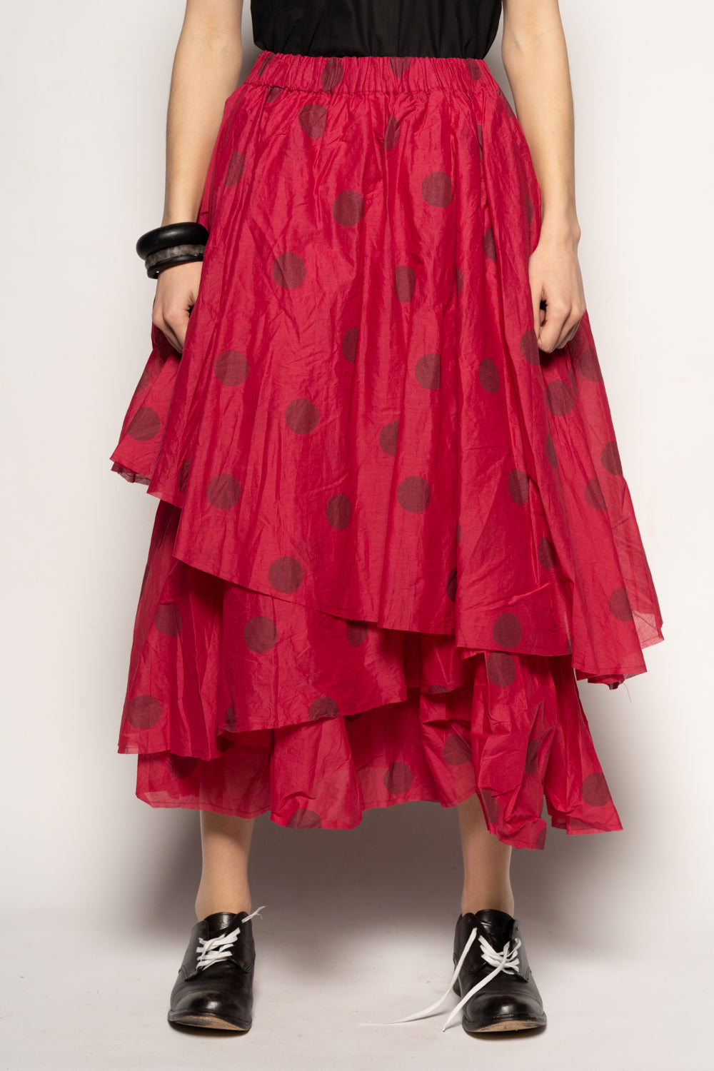 Dotto Layer Skirt Rose
