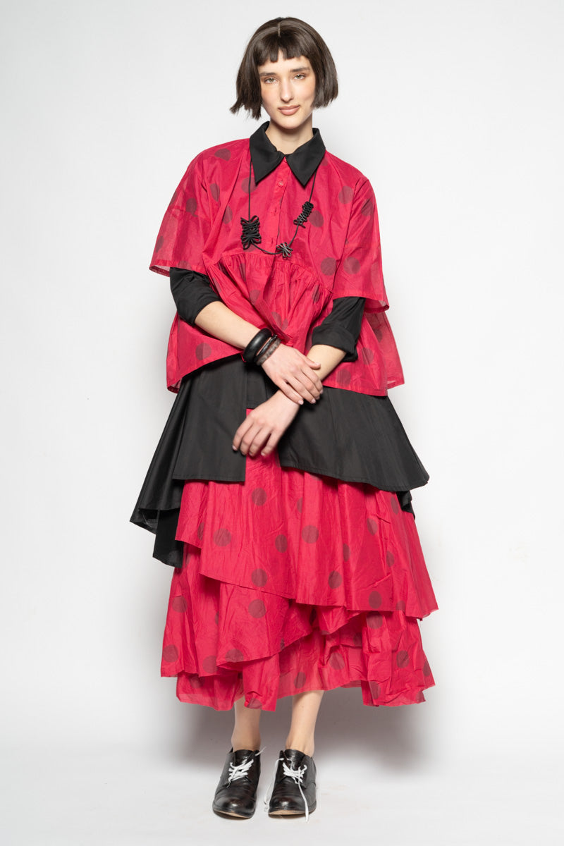 Dotto Gather Jacket Rose