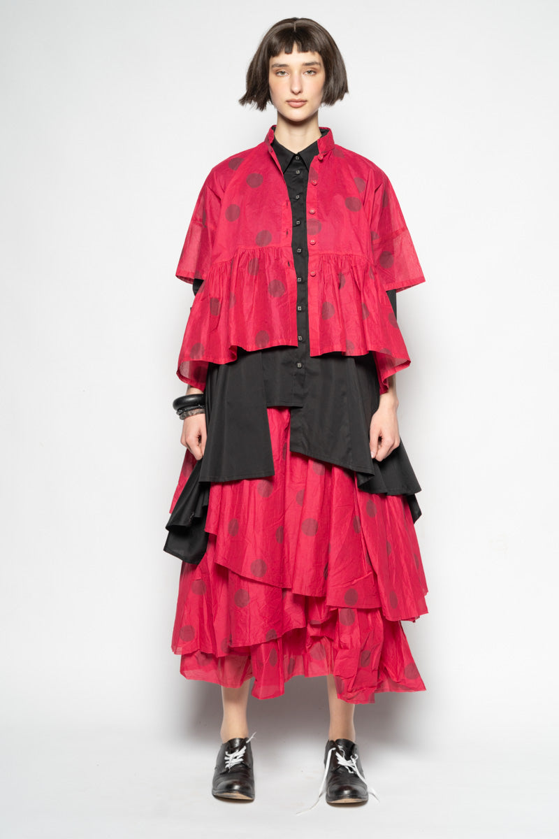 Dotto Gather Jacket Rose