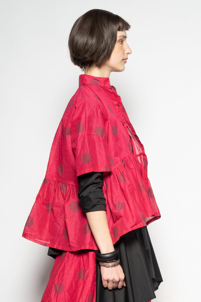Dotto Gather Jacket Rose