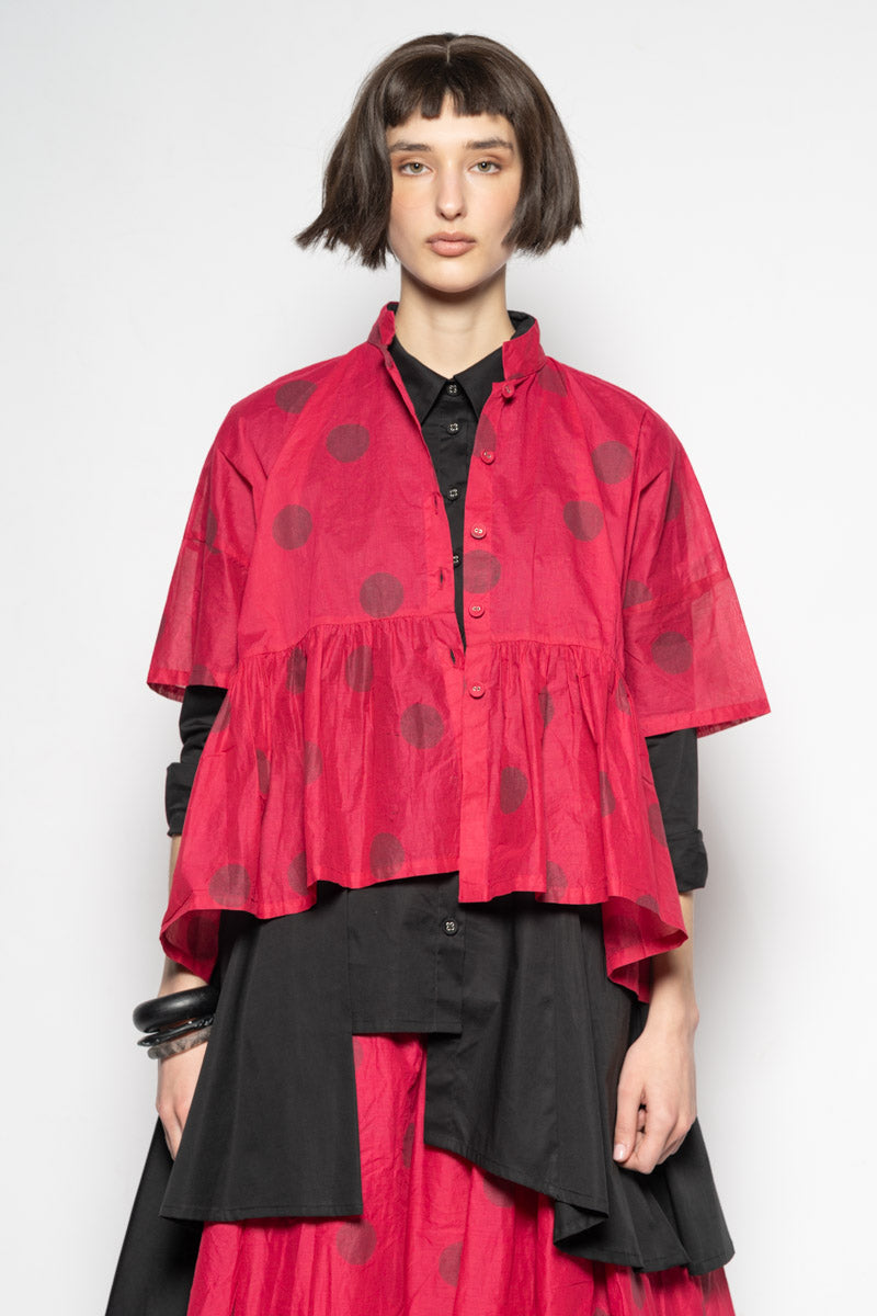 Dotto Gather Jacket Rose