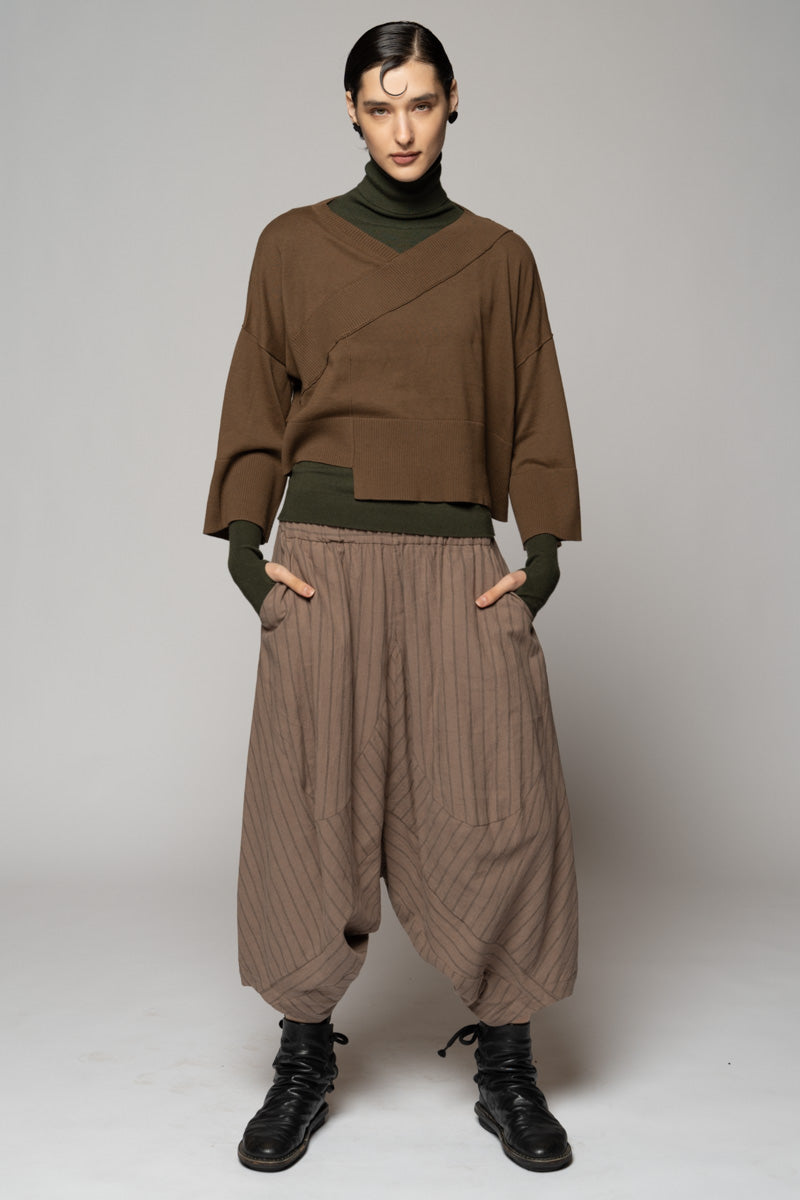 Casa Knit Top Bark