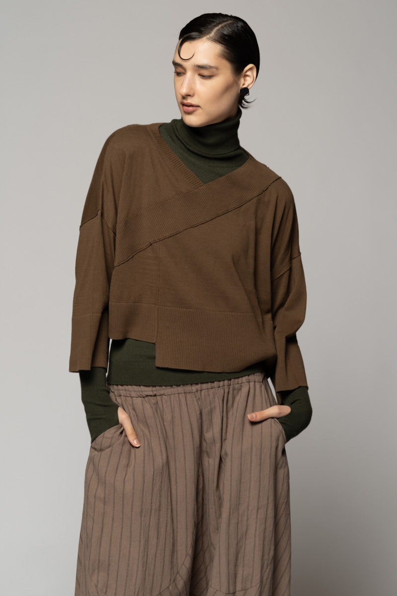 Casa Knit Top Bark