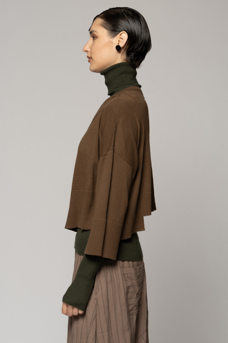 Casa Knit Top Bark