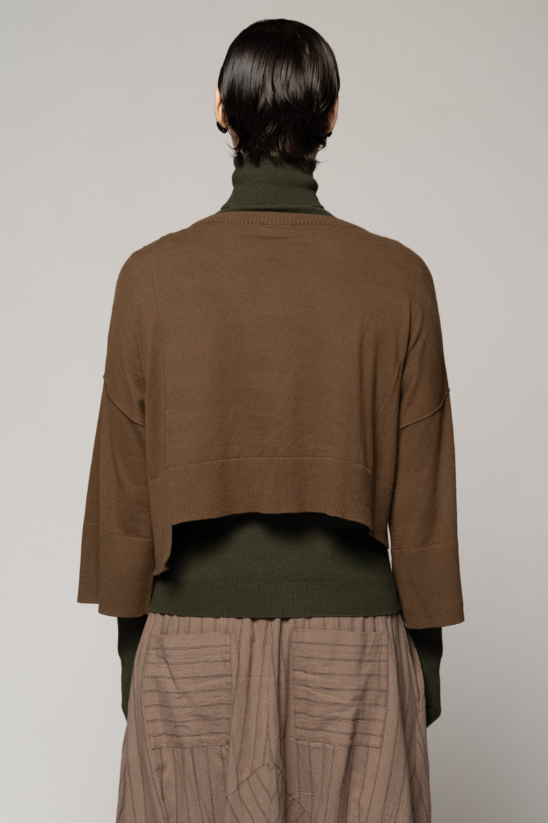 Casa Knit Top Bark