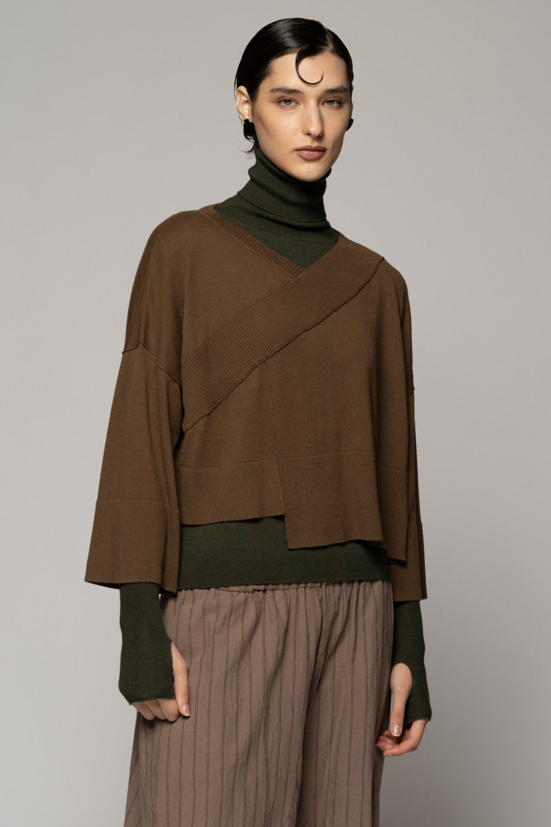 Casa Knit Top Bark