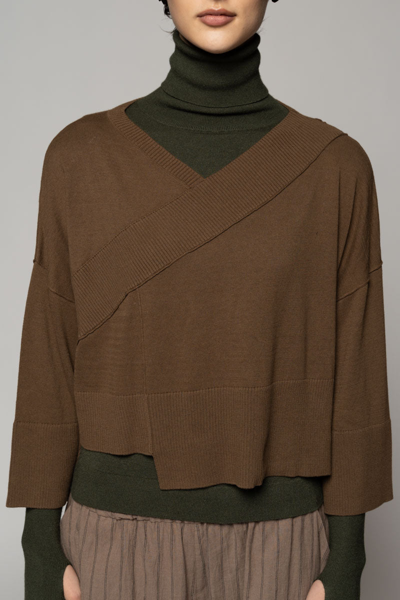 Casa Knit Top Bark
