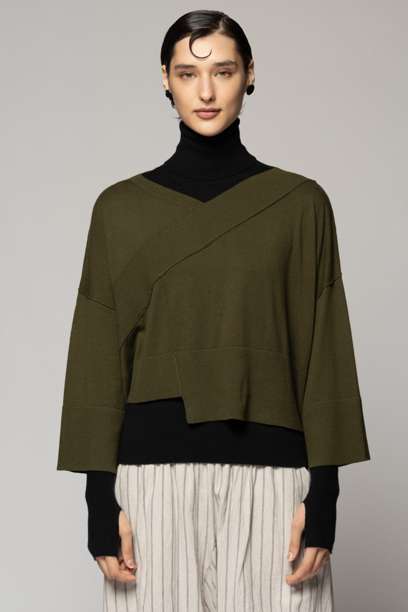 Casa Knit Top Moss