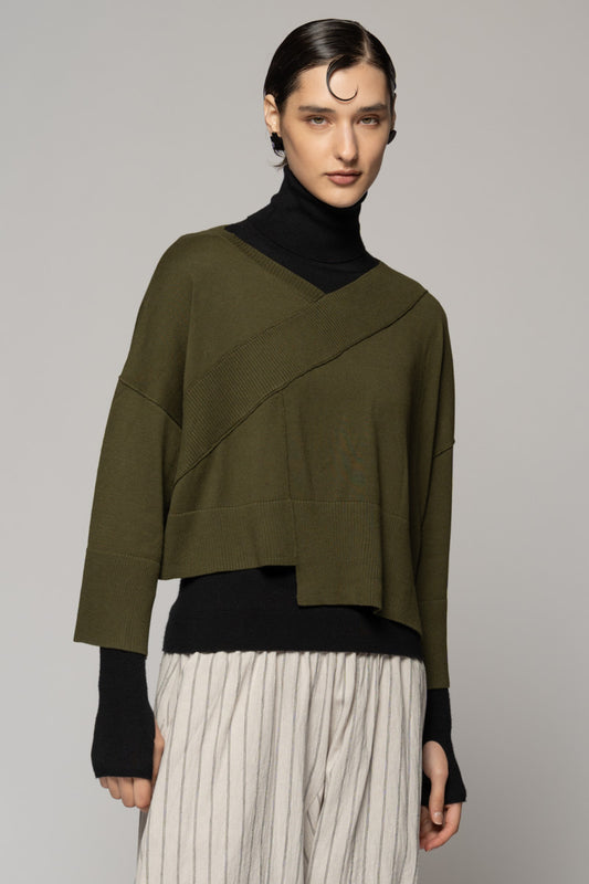 Casa Knit Top Moss