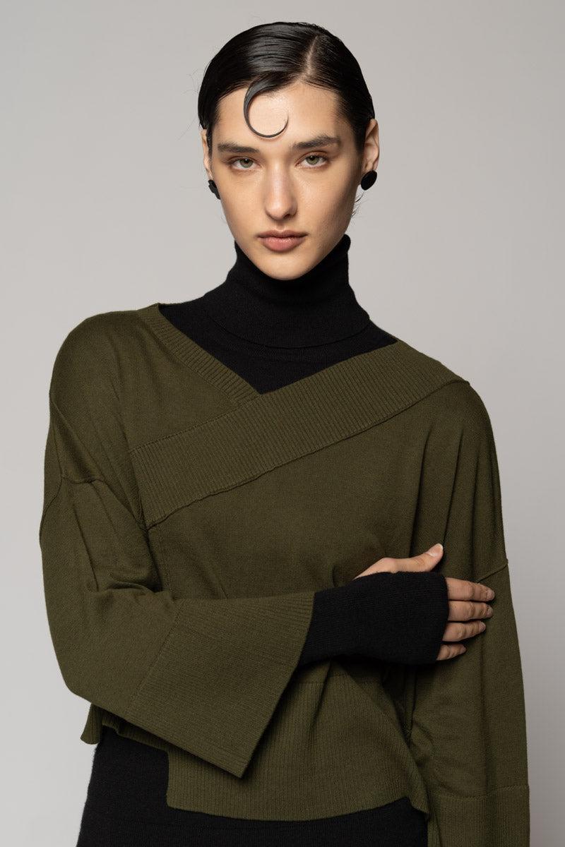 Casa Knit Top Moss