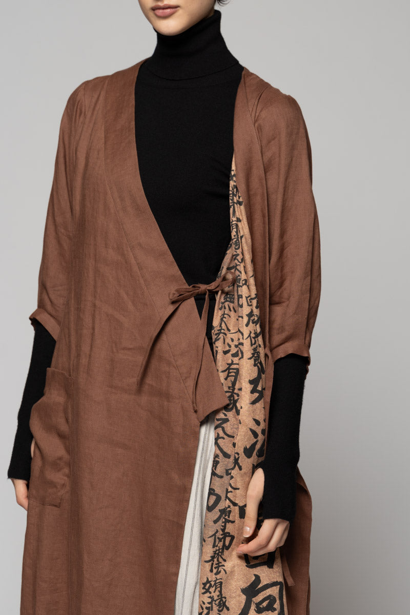 Kupa Wrap Dress Fawn
