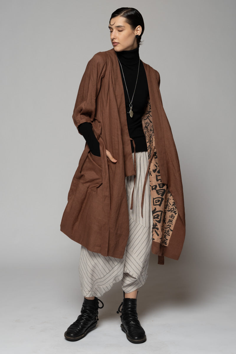 Kupa Wrap Dress Fawn