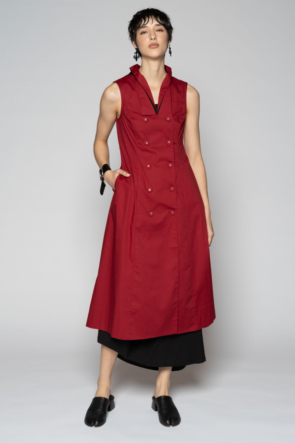 Overtone Dress Scarlet