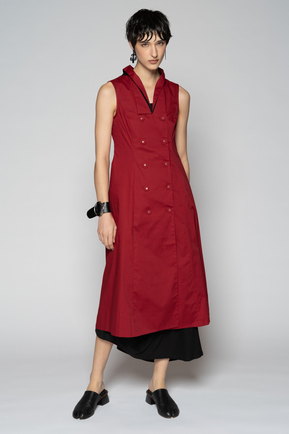 Overtone Dress Scarlet