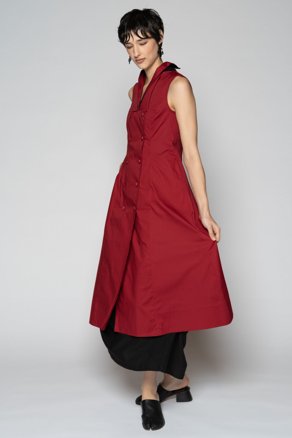 Overtone Dress Scarlet