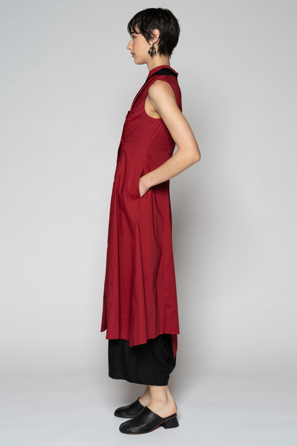 Overtone Dress Scarlet