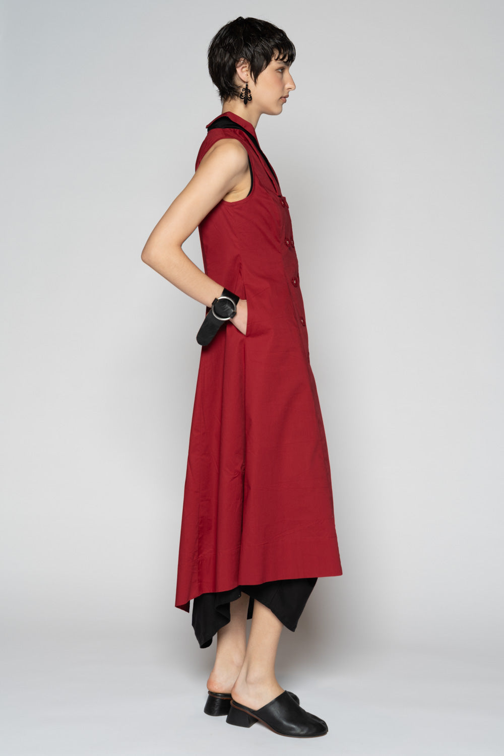 Overtone Dress Scarlet