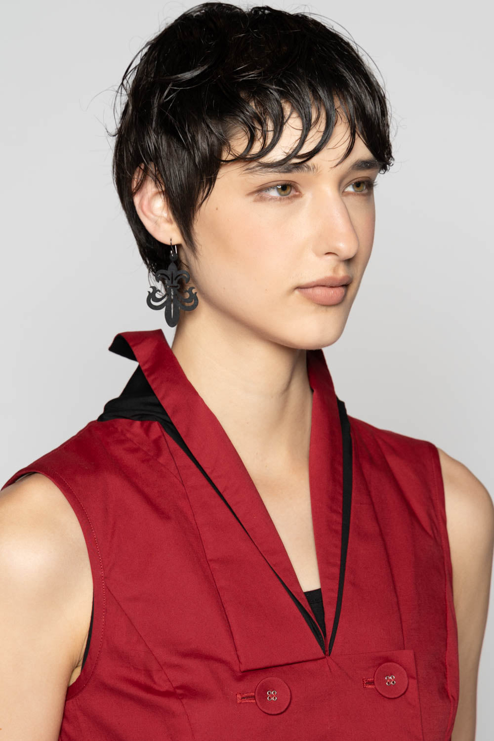 Overtone Dress Scarlet