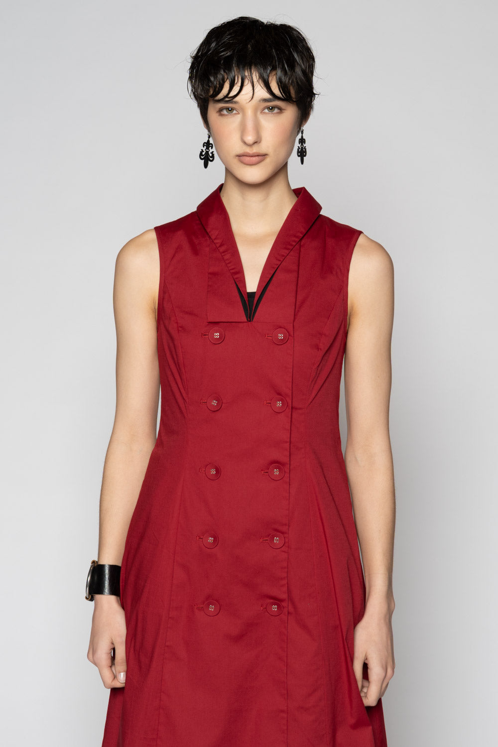 Overtone Dress Scarlet
