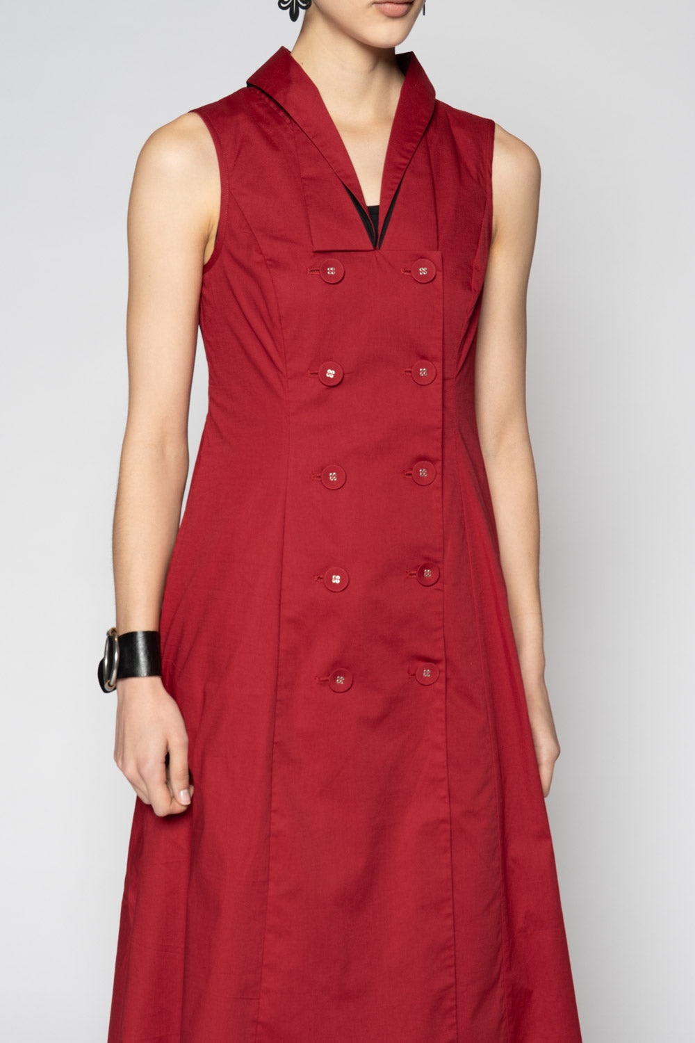 Overtone Dress Scarlet