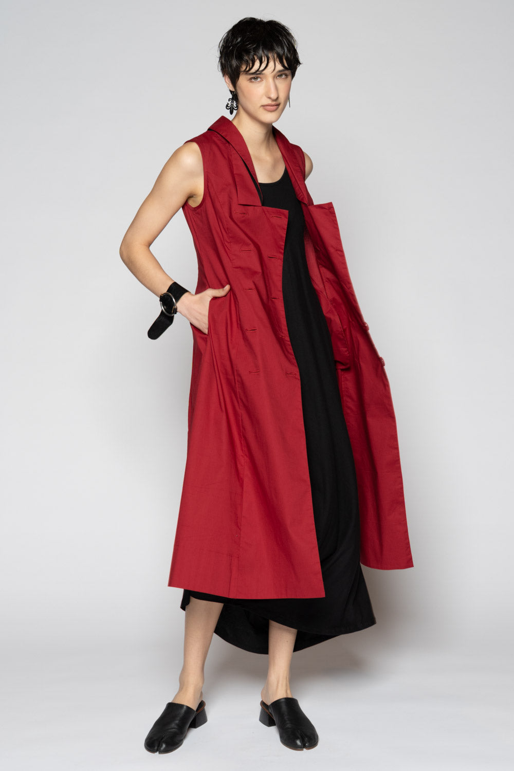 Overtone Dress Scarlet