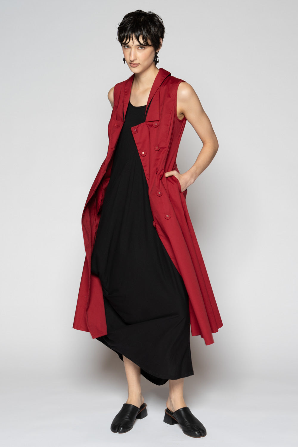 Overtone Dress Scarlet