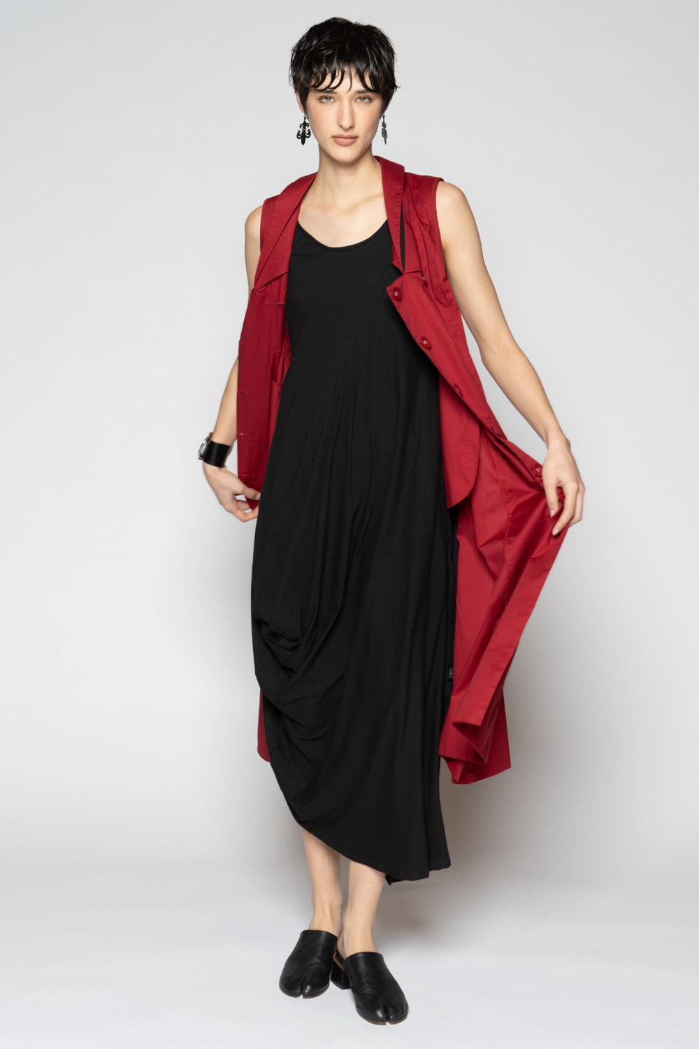Overtone Dress Scarlet
