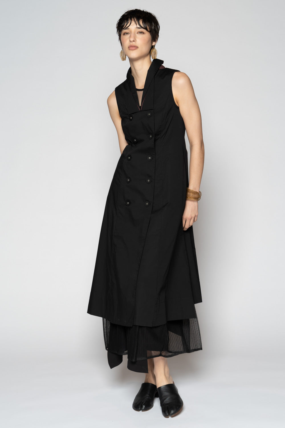 Overtone Dress Blk