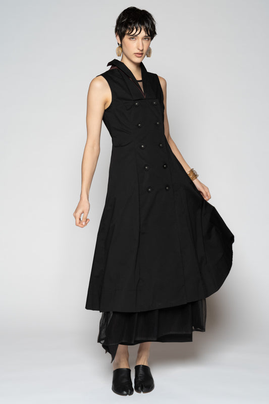 Overtone Dress Blk