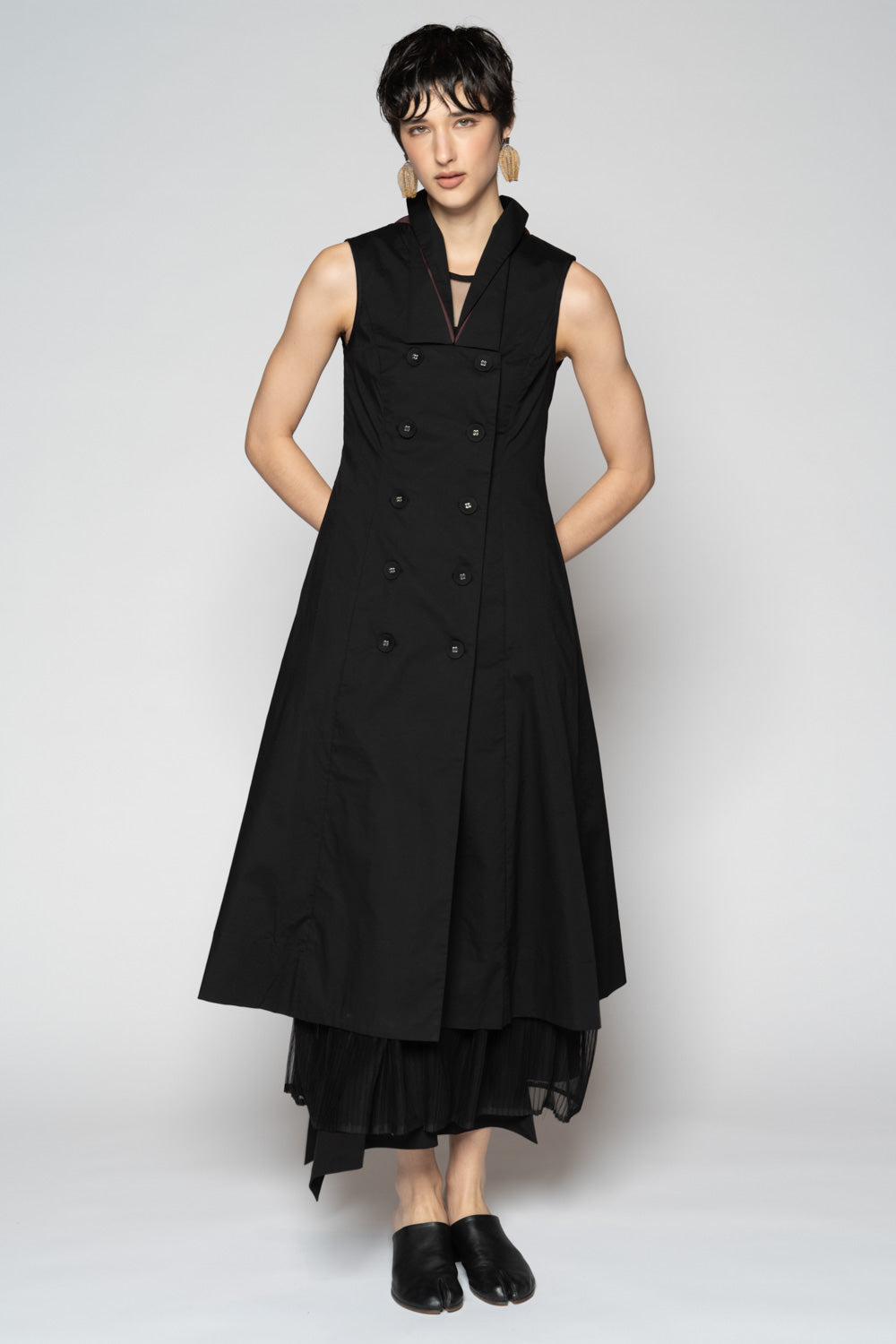 Overtone Dress Blk