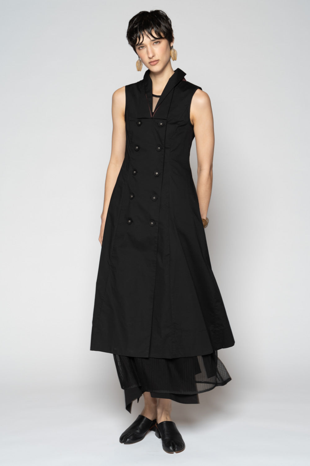 Overtone Dress Blk