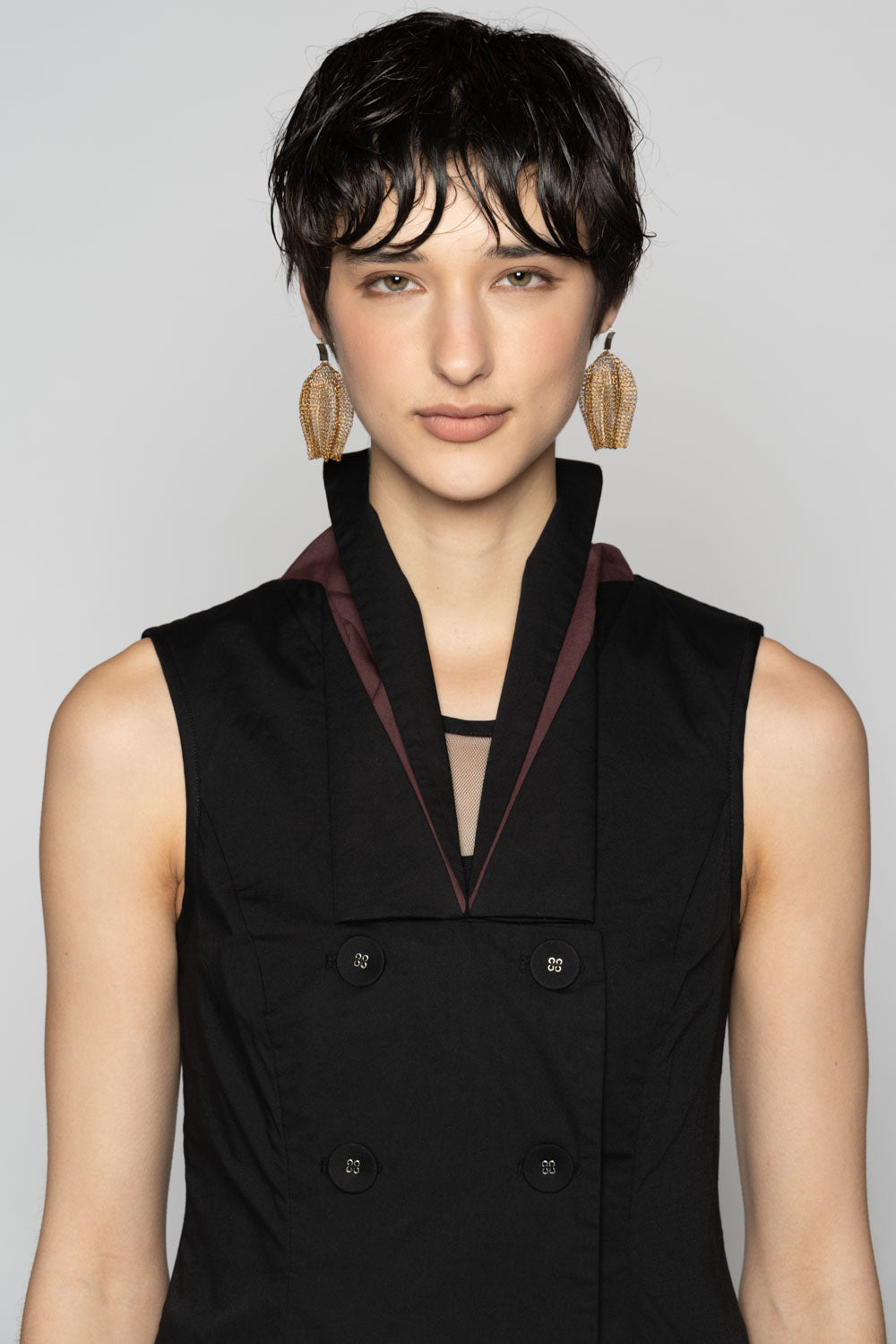 Overtone Dress Blk