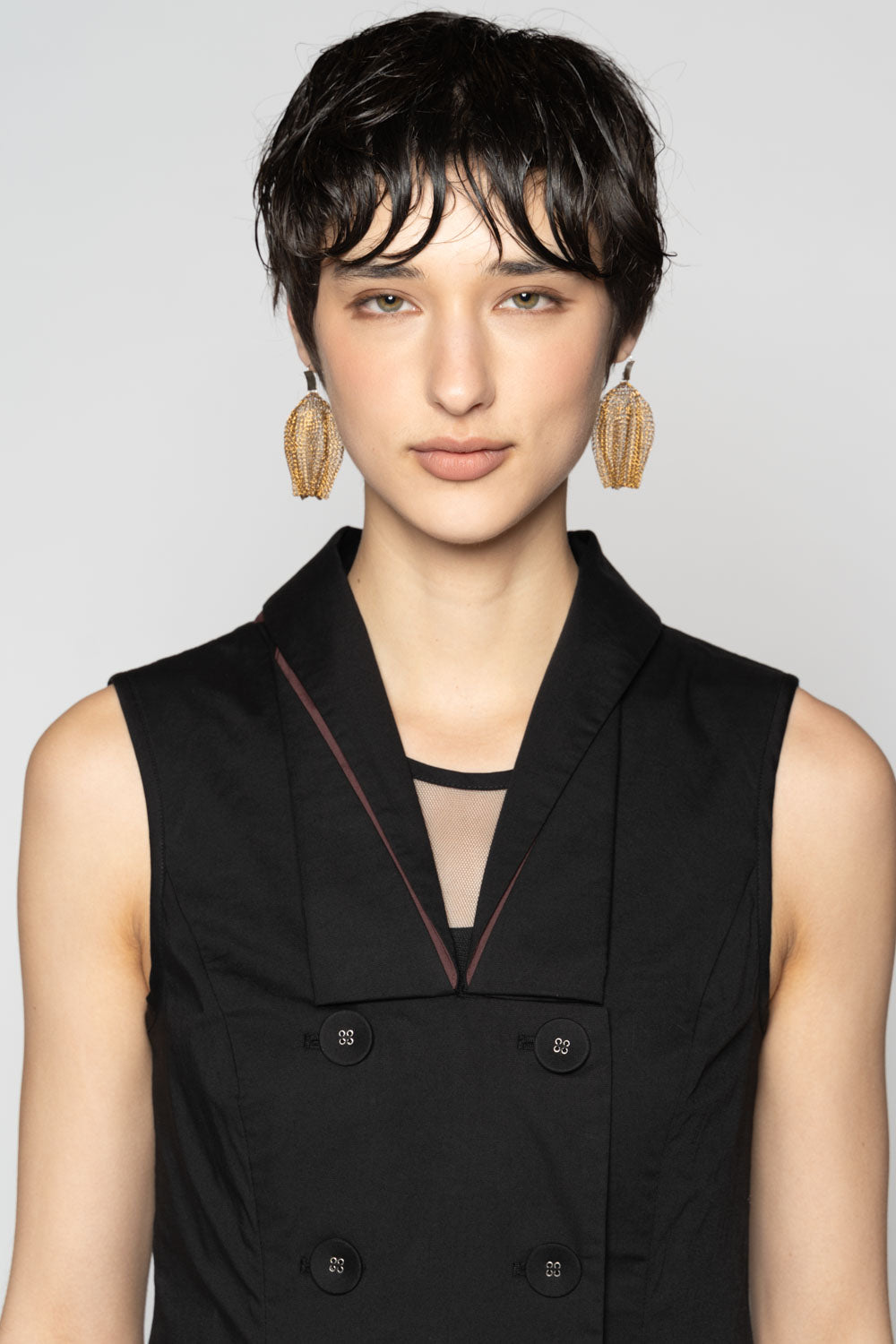 Overtone Dress Blk
