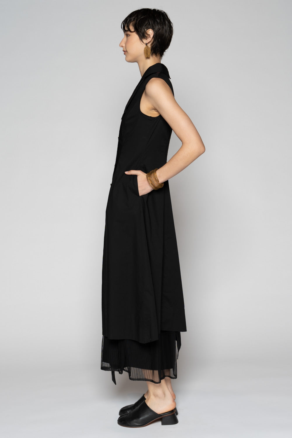 Overtone Dress Blk