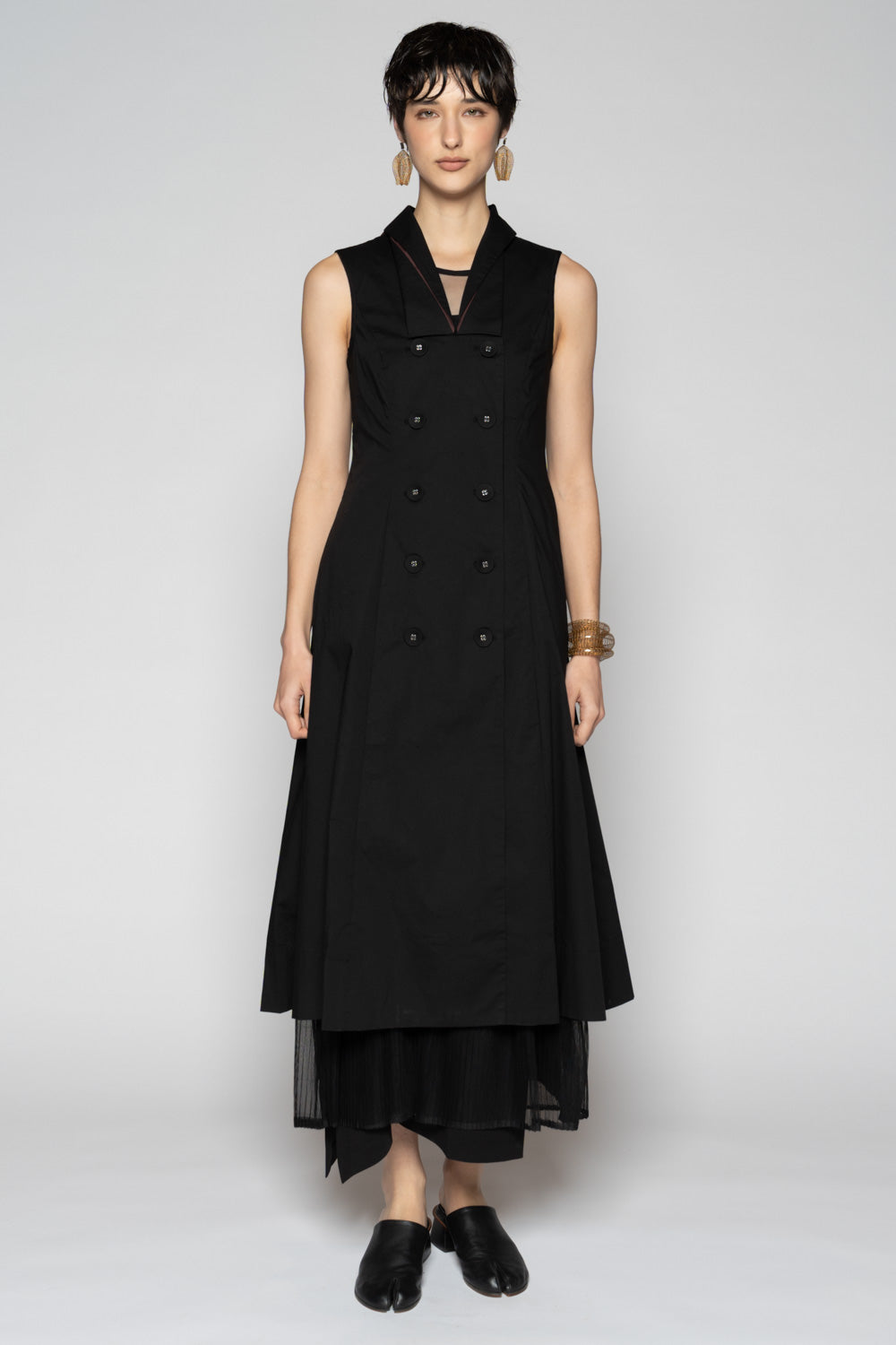 Overtone Dress Blk