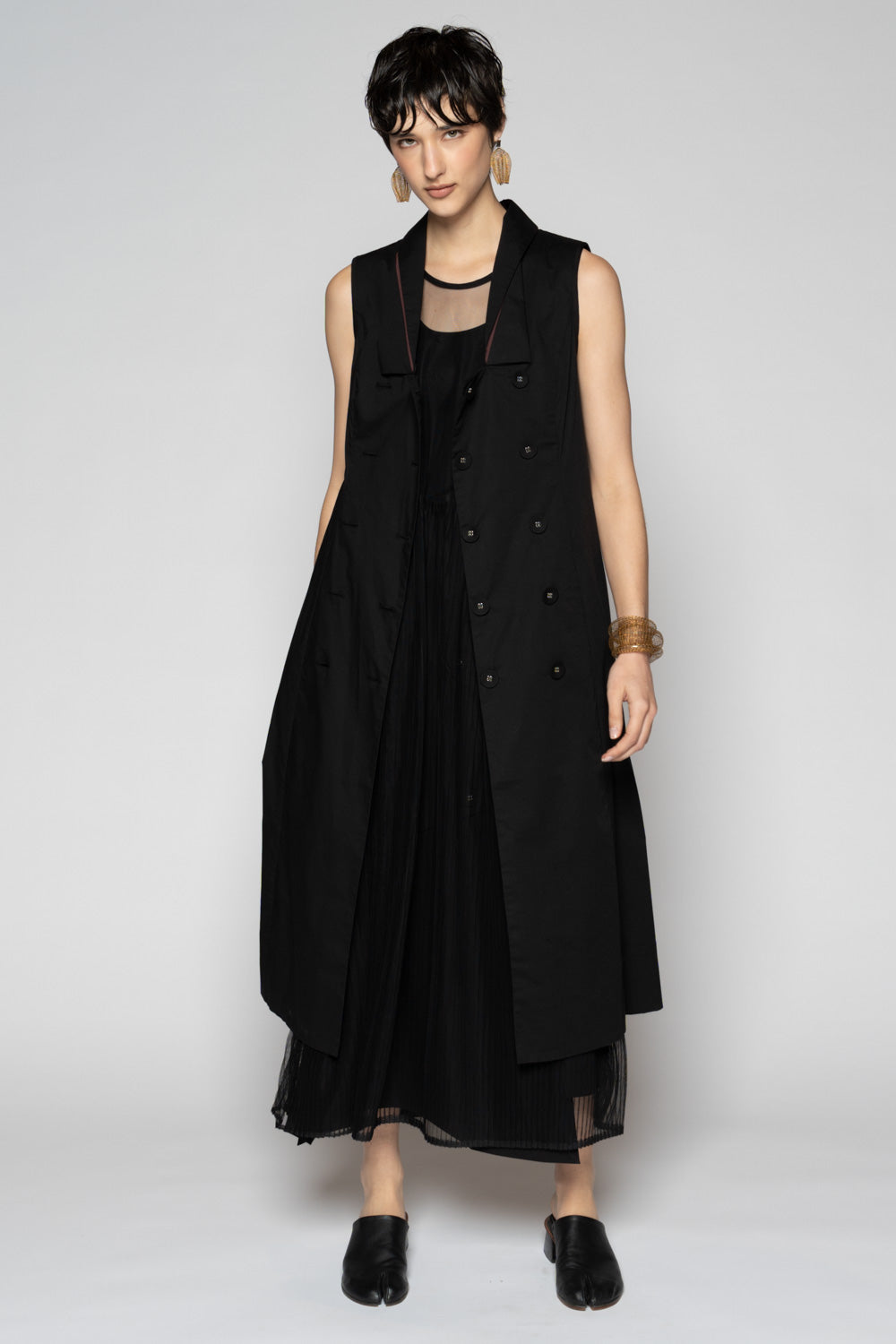 Overtone Dress Blk