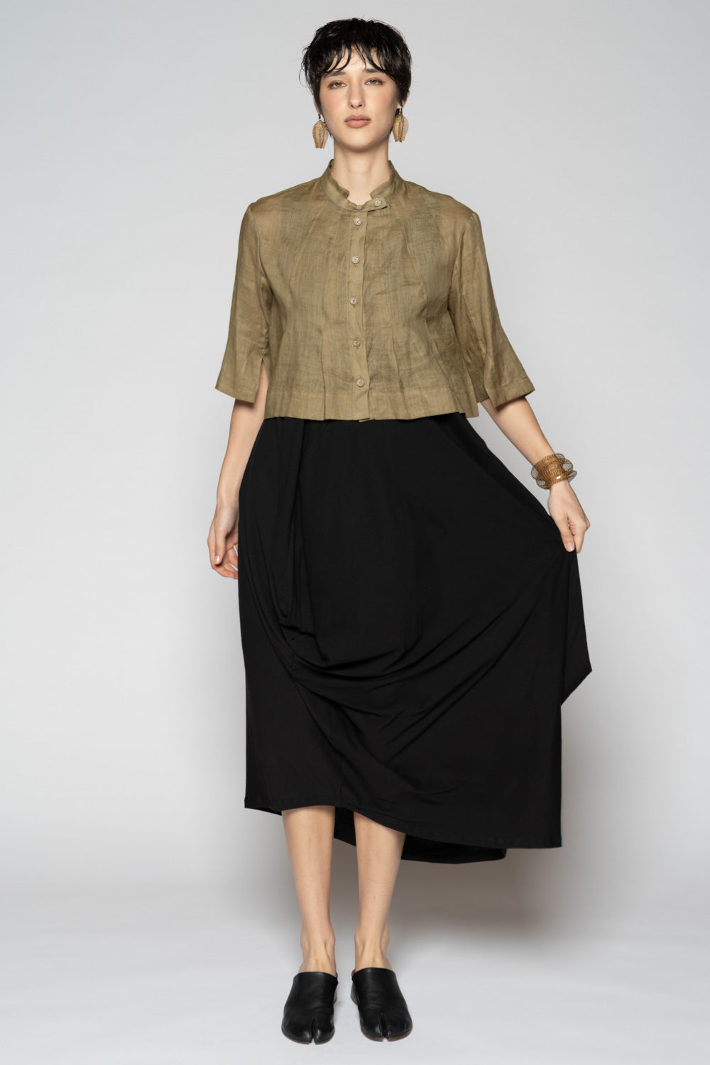 Bloom Short Jacket Sepia