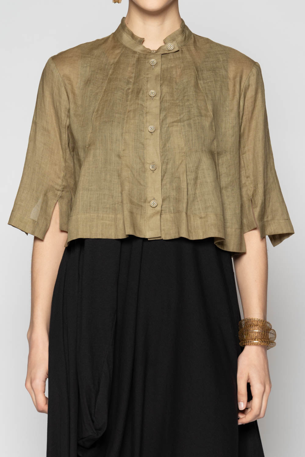 Bloom Short Jacket Sepia