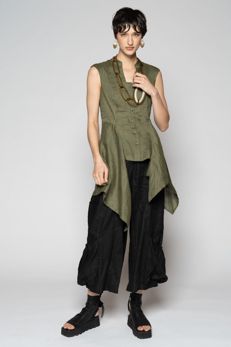 Chromate Drape Top Olive