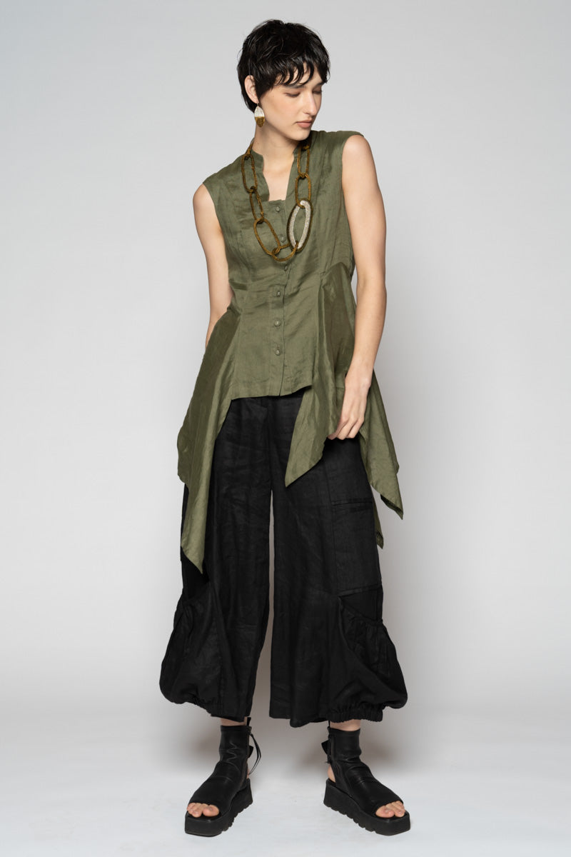 Chromate Drape Top Olive